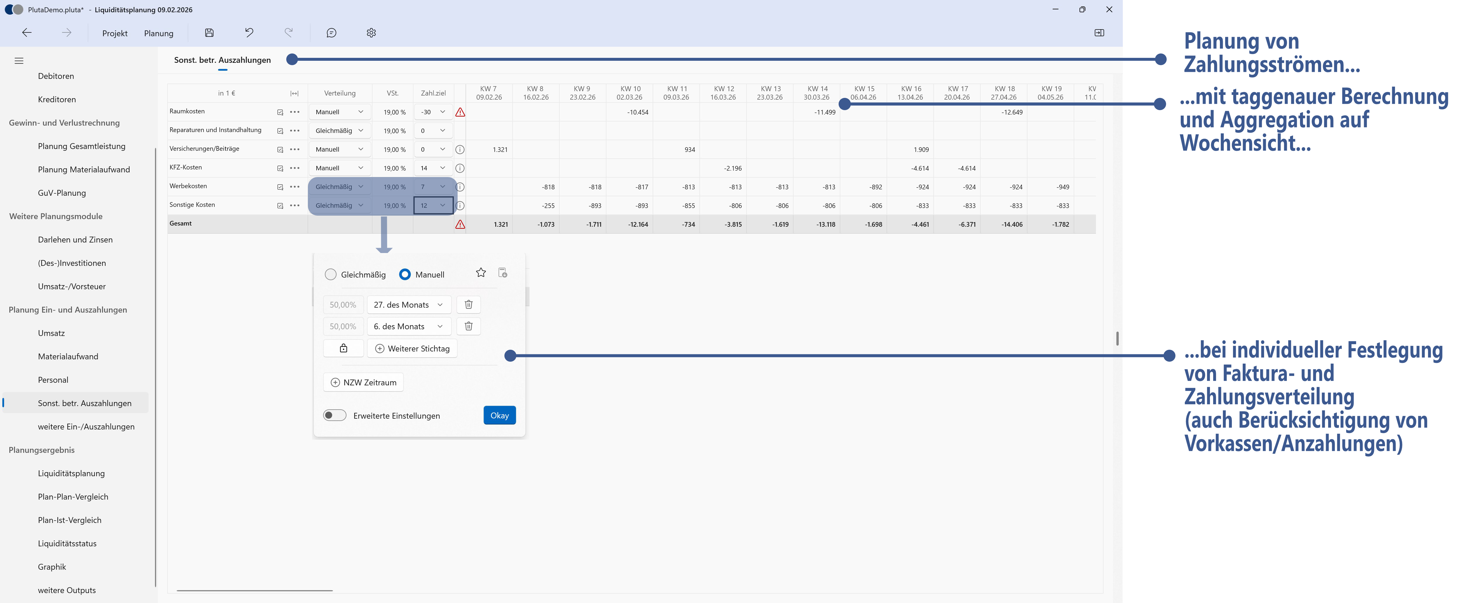 Screenshot 7: PLUTA LiquiTool